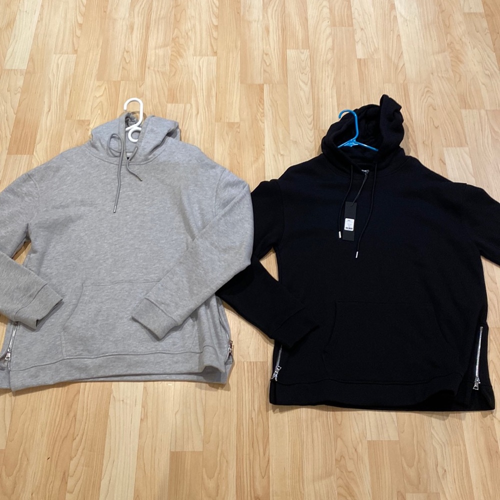 2 of Fashion nova hoodies Tyson zipper side zip up sz xl
